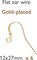 The Beadsmith Basic Elements Leverbacks – Gold Plated – 10mm x 15mm – 6 Pieces (3 Pairs) – Earring Hooks Findings – Jewelry Components for Making Dangle and Drop Earrings
